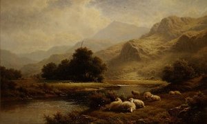 View on the Lledr, North Wales by Walter J. Watson